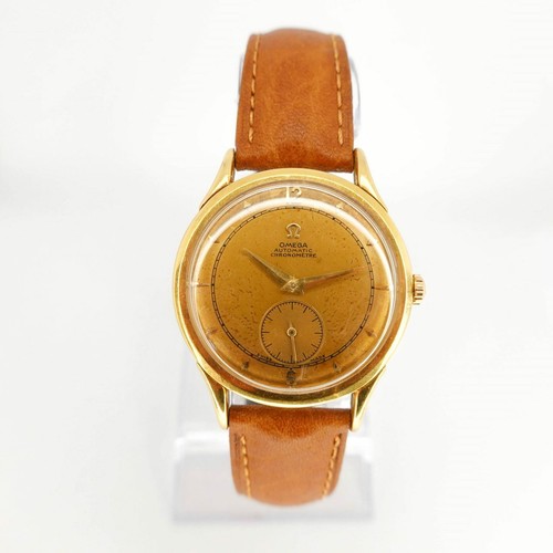 Vintage 1948 Omega Centenary Solid 18k 