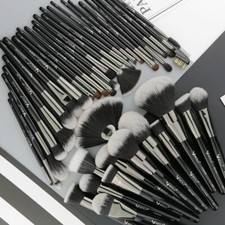 5-40pcs Luxury Black Color Professional Makeup Brush Set Powder Contour Blending