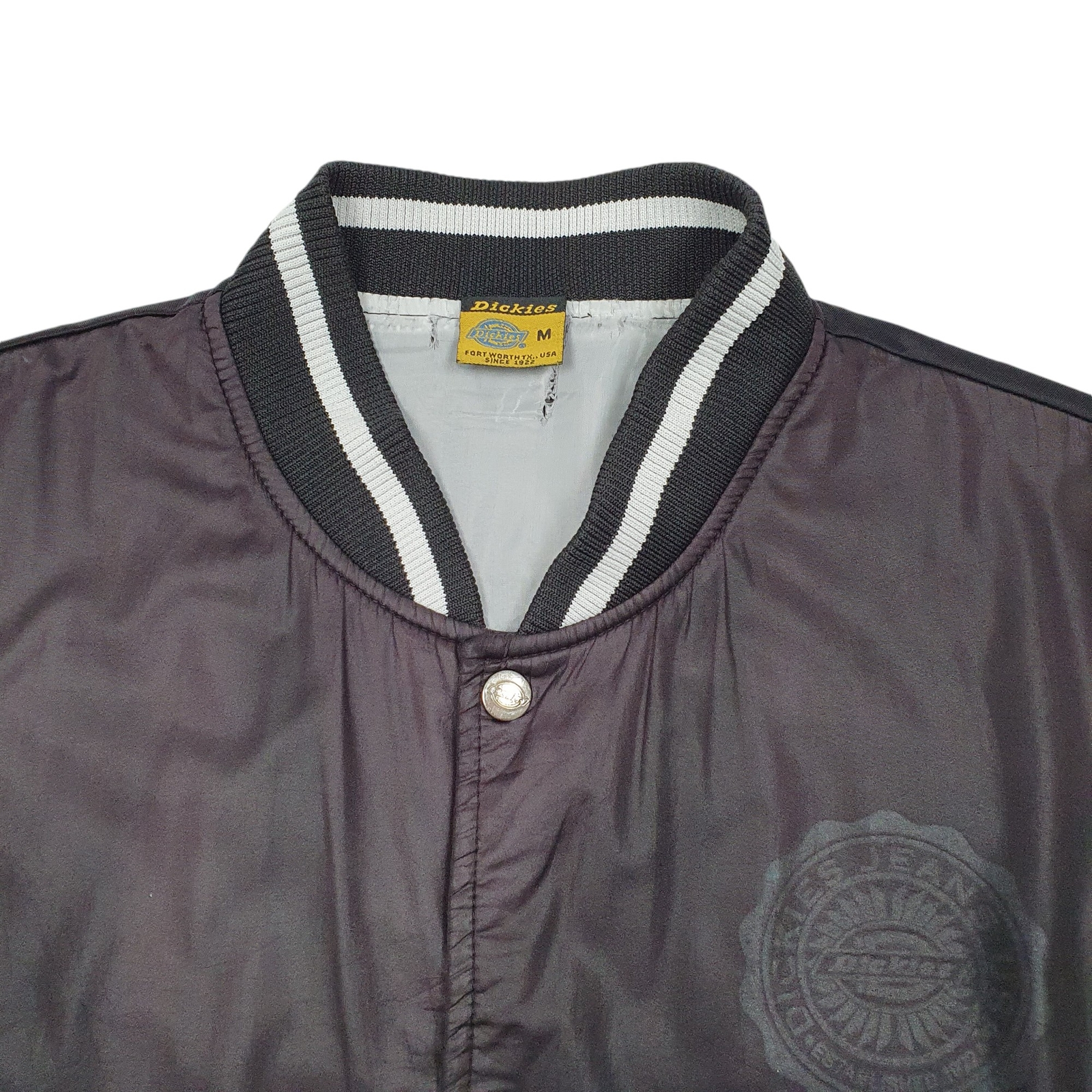 DICKIES Bomber Jacket Coat Insulated Varsity Coach Baseball Mens M image 2
