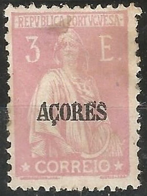 PORTUGAL Açores-- Azores 3E ceres- MH oil stained- Check scan