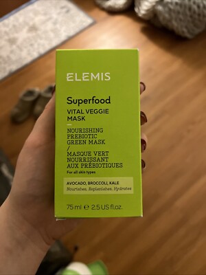 Superfood Vital Veggie Mask by Elemis for Unisex - 2.5 oz Mask