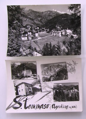 Postkarten Lot 2 x San Tomaso Agordino Italien Cartolina Italiana Italy Postcard