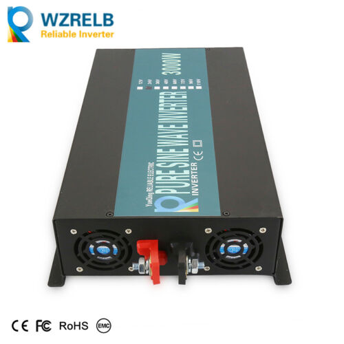 Reiner Sinus Wechselrichter 3000W Batterie DC AC Power Converter 60V 72V auf 120V Wohnmobil - Bild 3 von 10