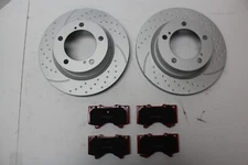 Raptor Series Front Brake Rotors and Pads for 2008-2015 Toyota Land Cruiser