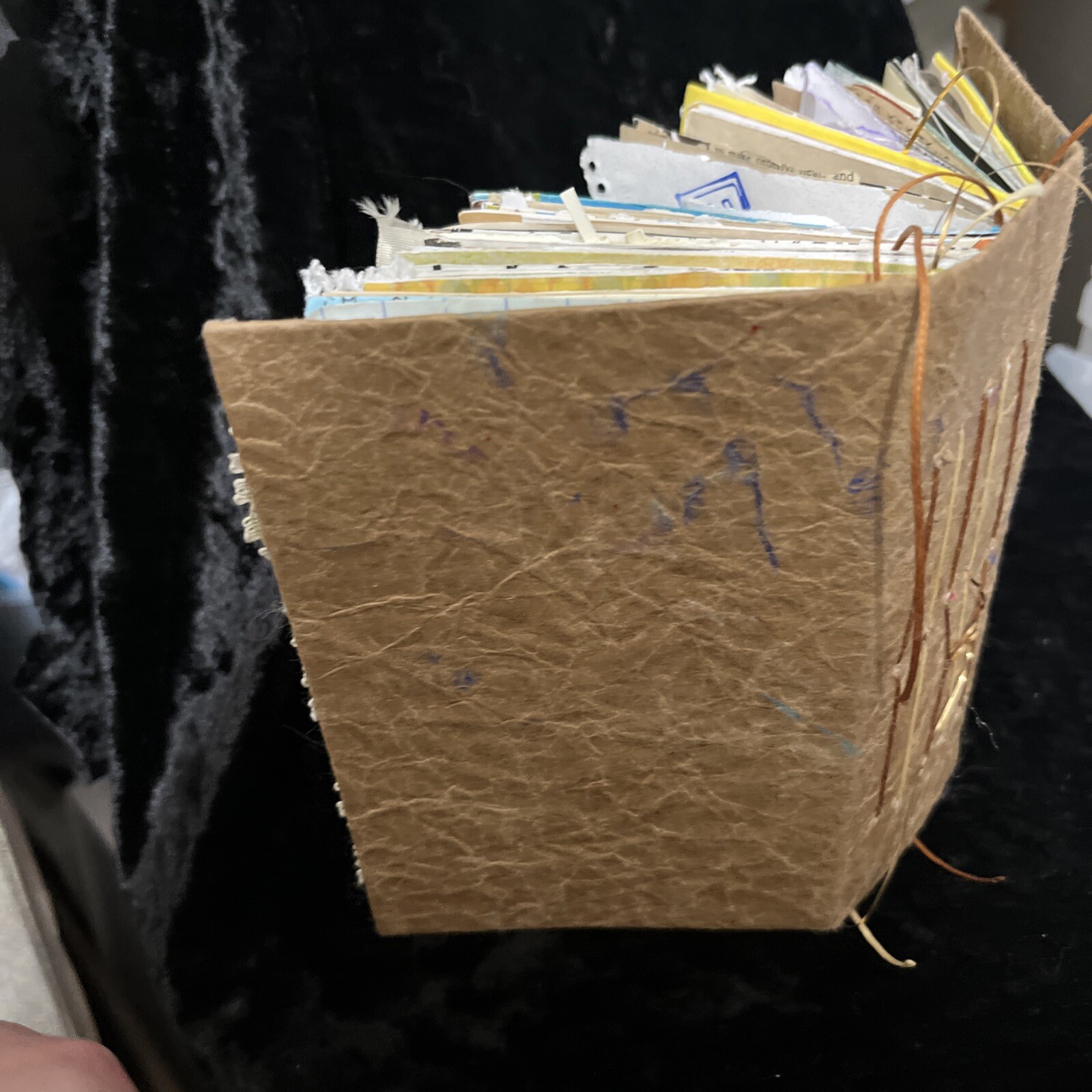 Junk Journal For Sale Brown Small Handmade