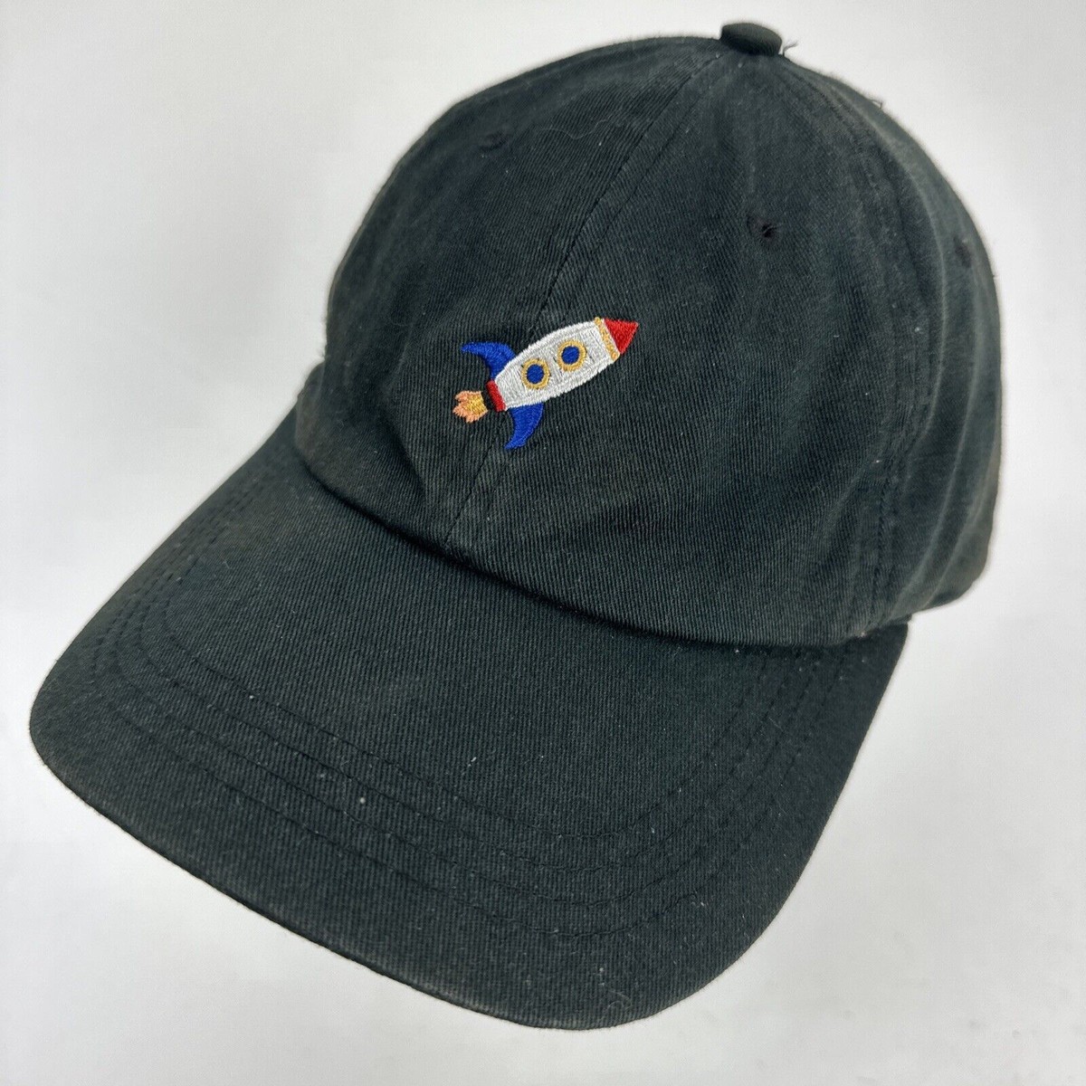 帽子 rokh EMBROIDERED BALL CAP ililily Rock & Roll Embroidery Baseball Cap Guitar Pick