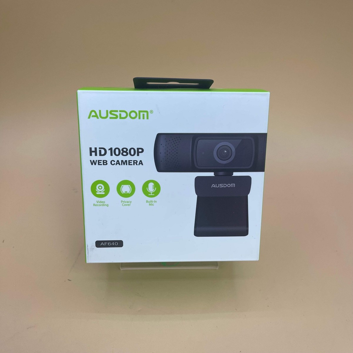 AUSDOM HD 1080p Webcam Auto Focus Web Camera W Microphone AF640