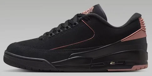 Jordan 2/3 Black Rust Pink
