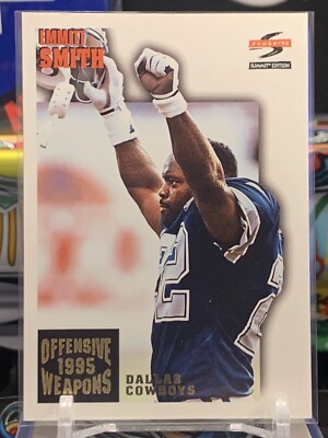 1995 Score Summit Emmitt Smith 177 Weapons Football Card Dallas Cowboys HOF DM4E