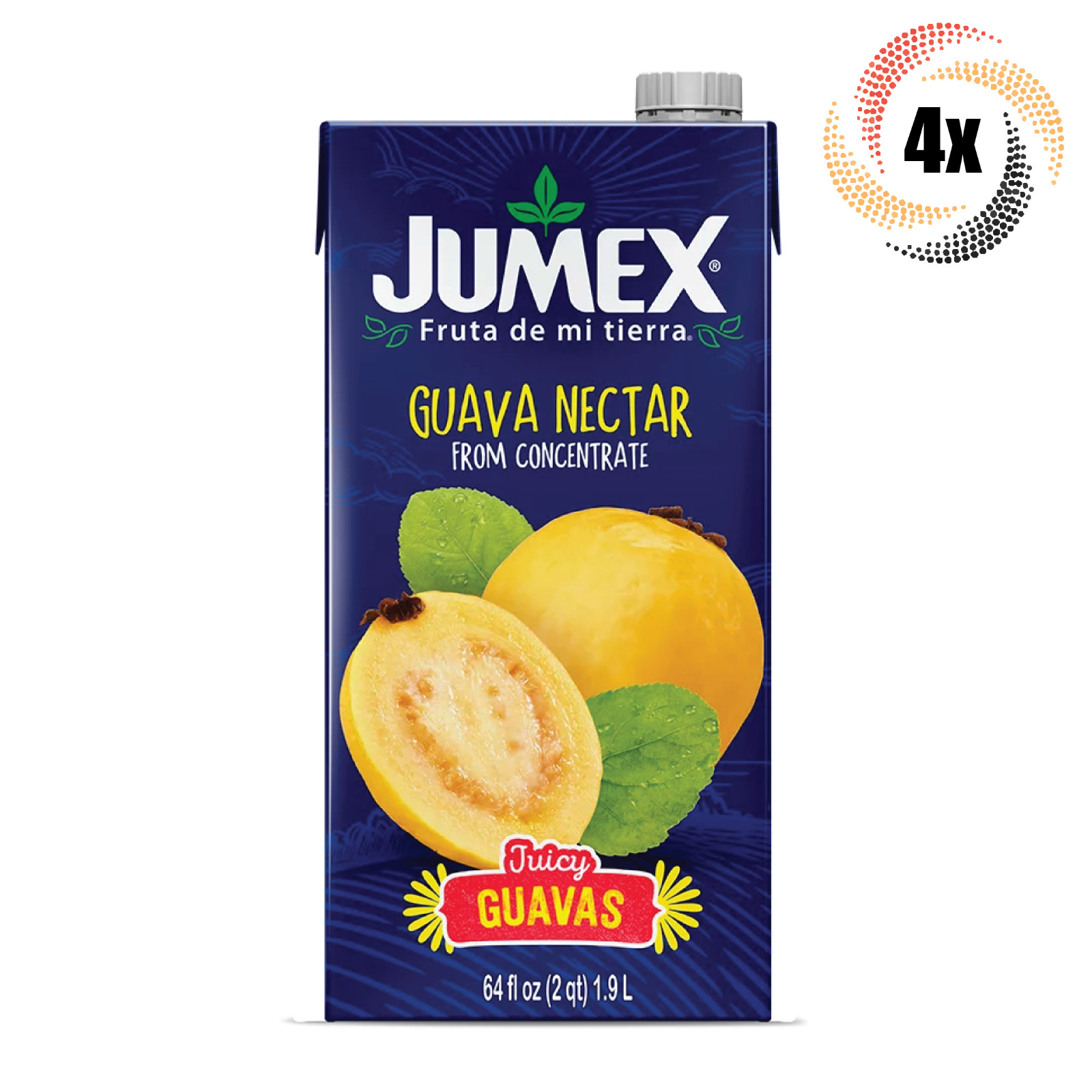 4 упаковки напитка со вкусом гуавы Jumex 64 жидких унции Быстрая Бесплатная доставка 8990₽