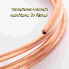 Copper Pipe/Tube/Plumbing/Microbore/Water/Gas/DIY 2mm/3mm/4mm/5mm/6mm To 12mm