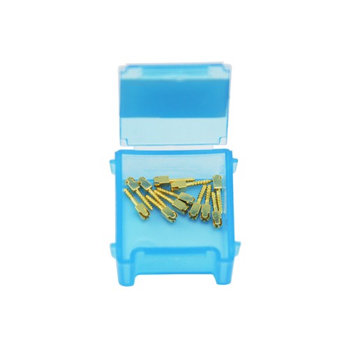 Dental NORDIN Style Endo 24K Golden Plated/Pure TITANIUM Root Canal Screw Post - Picture 2 of 10