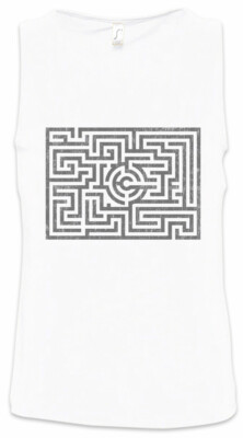 Maze I Men Tank Top Labyrinth Mystic Hypnosis Hypnotize Spiral Symbol Circle