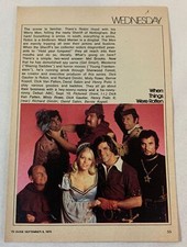 1975 TV Guide article ~ WHEN THINGS WERE ROTTEN series premiere ~ Mel Brooks