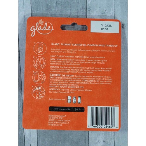 Glade PlugIns Pumpkin Spice Things Up - 2.68oz/2ct V2 - Picture 2 of 2