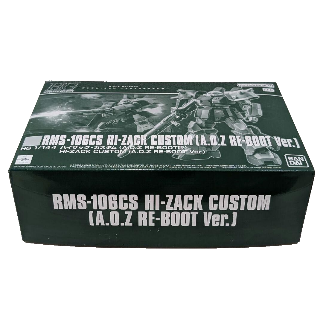 Bandai HG 1/144 HI-ZACK CUSTOM A.O.Z RE-BOOT Ver. Plastic