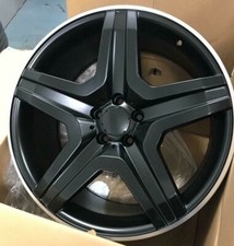 20"matt black polish lip alloy wheels audi q7 mercedes ml gl bentley 