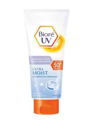 Biore UV Body Serum Anti-Pollution Extra Moist SPF50 PA+++ 150ml