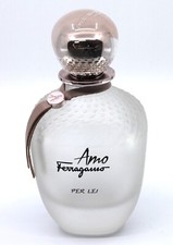 Botella de perfume vacía Salvatore Ferragamo Amo Per Lei pantalla de vidrio esmerilado de 100 ml