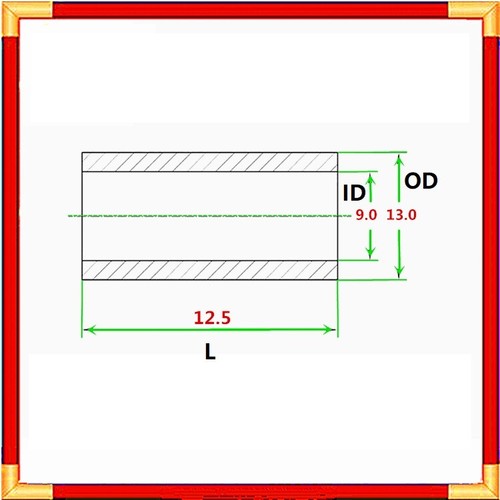 ID 9mm Protective Sleeve Bearing /Composite Bearing Aluminum Alloy Washer Color - Picture 3 of 5