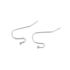 200pcs Silver Tone Stainless Steel Earring Hooks Ear Wires for DIY Earrings Make