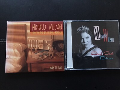 2  CDs :    MICHELLE  WILLSON  -   Wake Up Call +  Evil GAL Blues  , Jazz , Funk