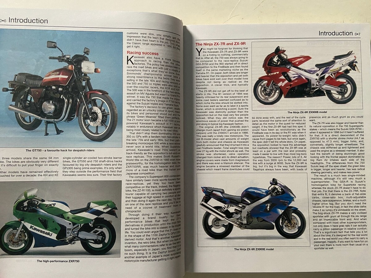 1994-2004 Ninja ZX-7R & ZX-PR Motorcycle HAYNES Service Repair