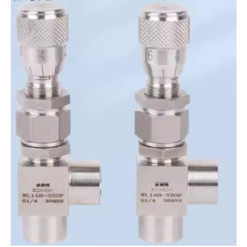 Stainless Flow Micro Rregulate Metering Needle Valve 1/8" 1/4" 3/8" 1/2" BSP NPT - Picture 6 of 6
