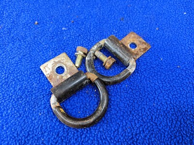 set of 2 Lexus LX470 trunk hook tie down latch oem pair +bolts