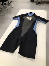 Galyan's G-force Super Stretch Neoprene Wet Suit Size Men's Medium Black / Blue