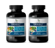 stress hormone stabilizer - STRESS B & C - neuro focus boost memory 2 BOTTLE