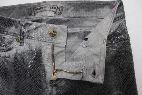 Jegging de jean de piel de serpiente Robin's - talla 26 para mujer - Imagen 6 de 10