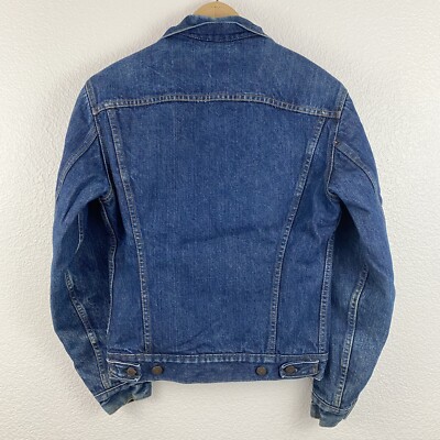 Vtg 70's Levis 70505 0317 Troy Blanket Lined Indigo Denim Vtg 70's Levis 70505 0317 Troy Blanket Lined Indigo Denim