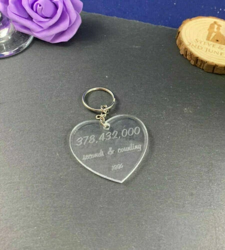 Acrylic Love & Hearts Collectable Keyrings