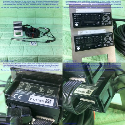 KEYENCE GT2-75N & GT2-76N & GT2-PA12K x2units, Sensor Set as photo 