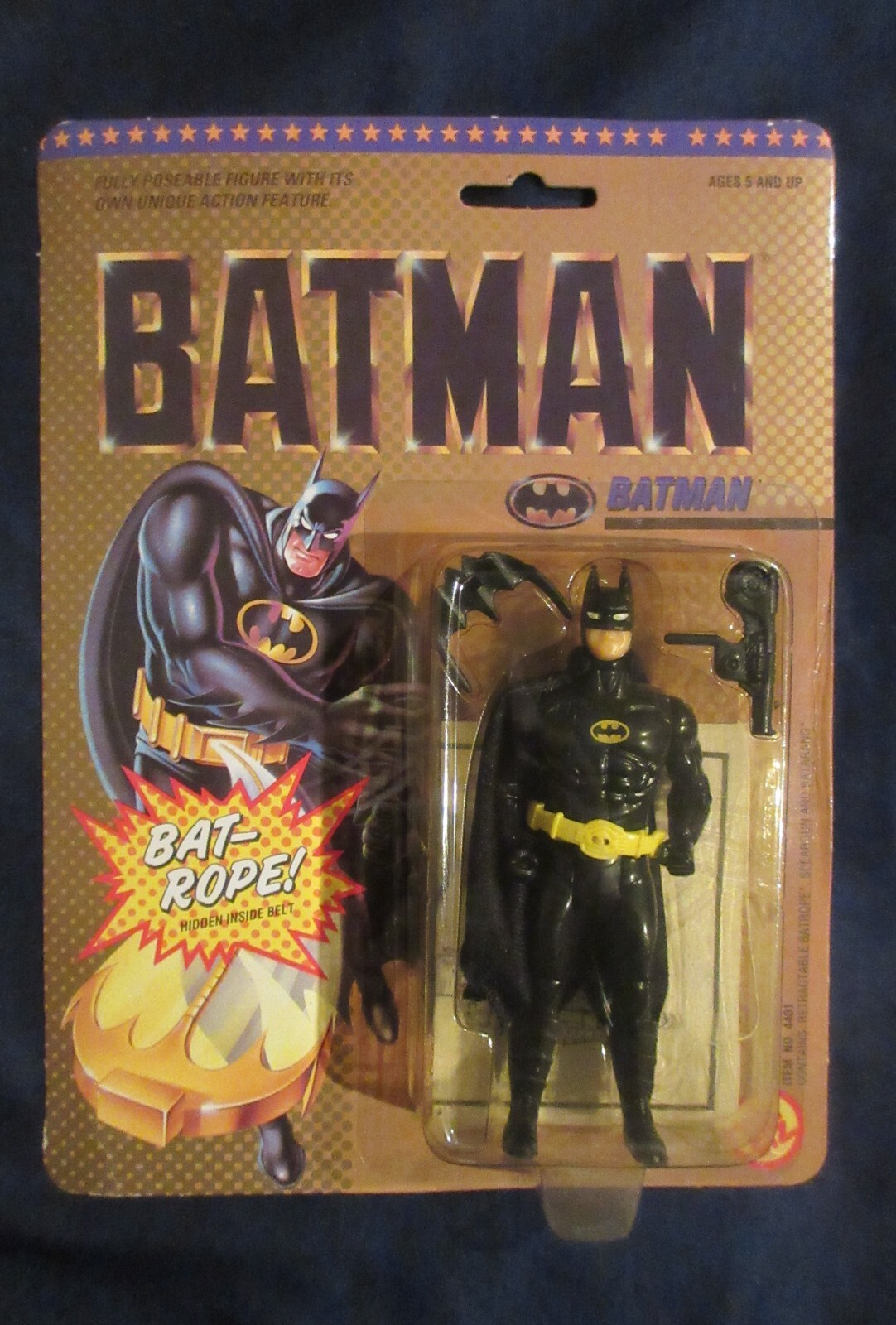 1989 Toy Biz Batman Action Figure In Original Package Some Card Damage