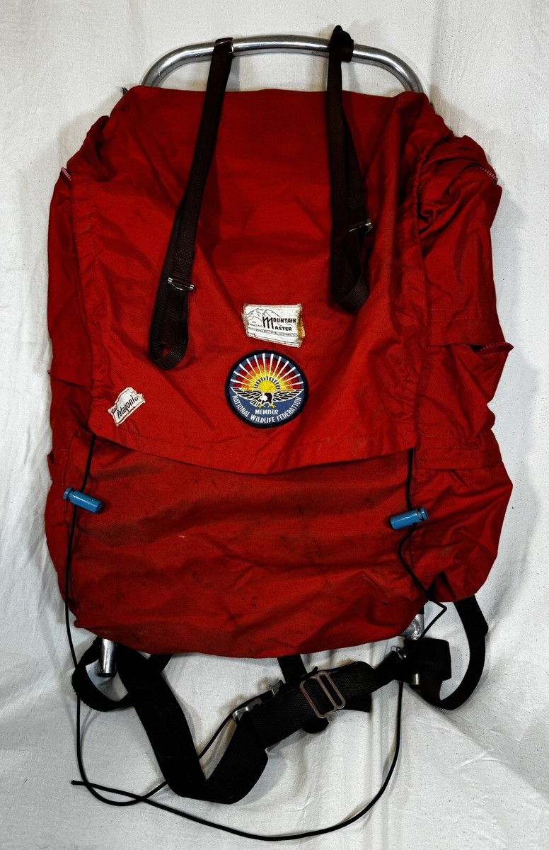 Mountain Master Backpack Patagonia Large Orange Hiking Vintage 1970’s Retro