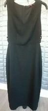 Very black cut out waist shift dress UK Size 10 New without tags