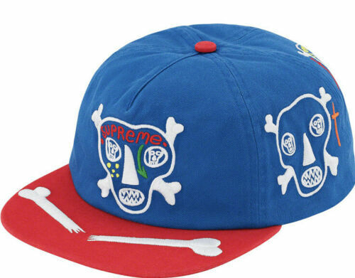 Supreme Burberry Denim 6-Panel Camp Cap Blue Biege Pink 2022 Supreme Burberry Denim 6-Panel Camp Cap Blue Biege Pink 2022