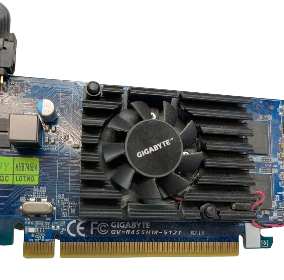Gigabyte GV-R455HM-5121 REV:1.0 1GB DDR3 Video Card HDMI/DVI/VGA **SALE** - Image 3 of 4