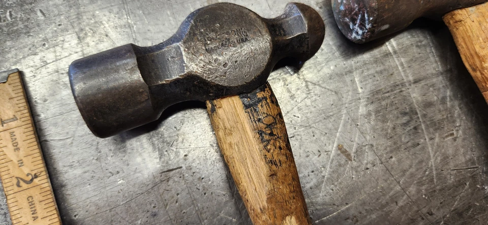 3 件复古 2 件 Armstrong 1x Stanley 16 盎司 x 13 英寸长球锤 — 第 3/4 张图片