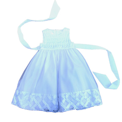 Cinderella Baby Toddler Girls White Sleeveless Pearl Tulle Dress Size 2 2T