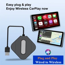 Wireless CarPlay Adapter For iPhone USB Dongle Upgrade Wired to Wireless Apple×1