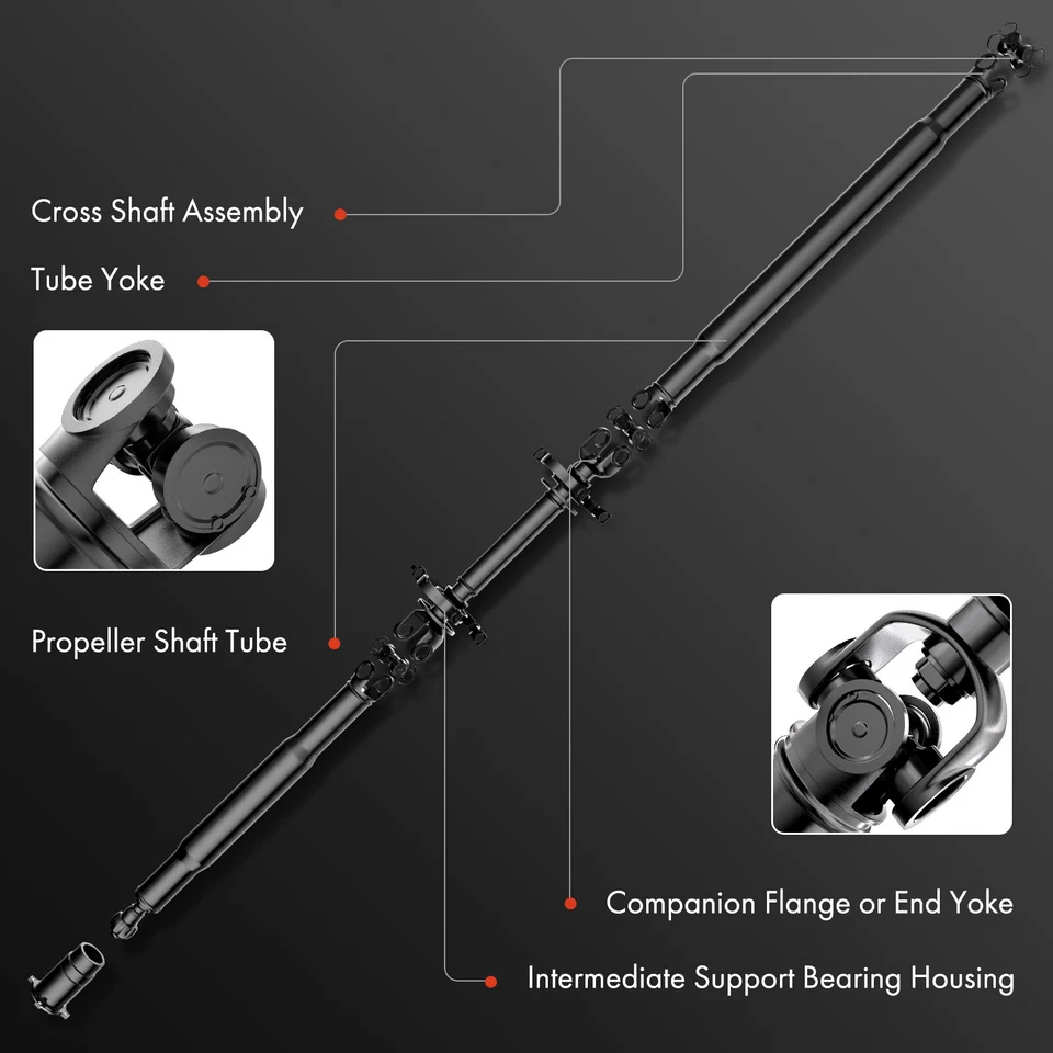 Nuevo conjunto de eje de transmisión trasero para Volvo S40 V50 2005-2010 L5 2,5 L AWD Foto 3 de 4