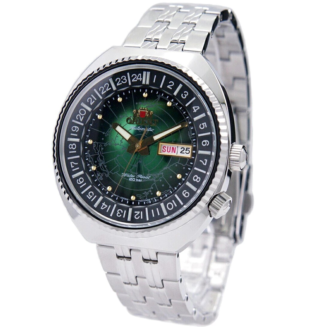 ORIENT RN-AA0E02E REVIVAL World Map Mechanical Automatic Watch