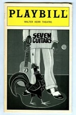 Rare 1996 SEVEN GUITARS Broadway PLAYBILL & Tickets! Keith DAVID! Viola DAVIS!