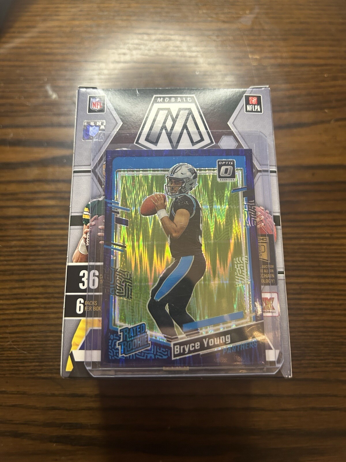 2023 Panini Donruss Optic - Rated Rookie Purple Shock Prizm #213 Bryce Young (RC