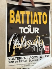 Poster Manifesto Locandina Musicale Concerto Franco Battiato L’imboscata 1997