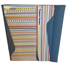Vtg 90s Y2K Mead Trapper Keeper 3 Ring Binder Geometric Print 26127