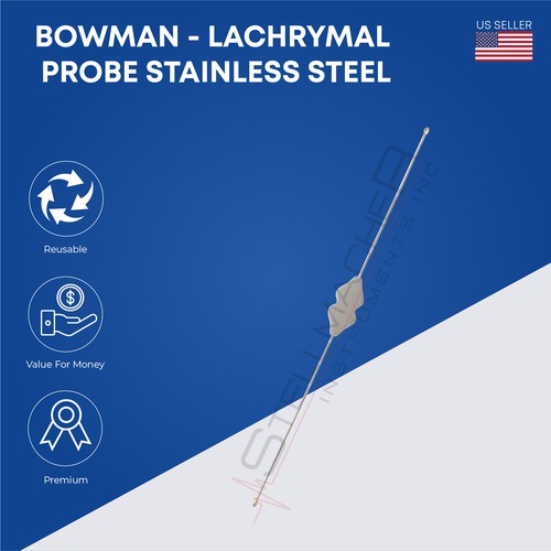 Bowman - Sonda lagrimal, acero inoxidable (bulbosa) - Imagen 16 de 20